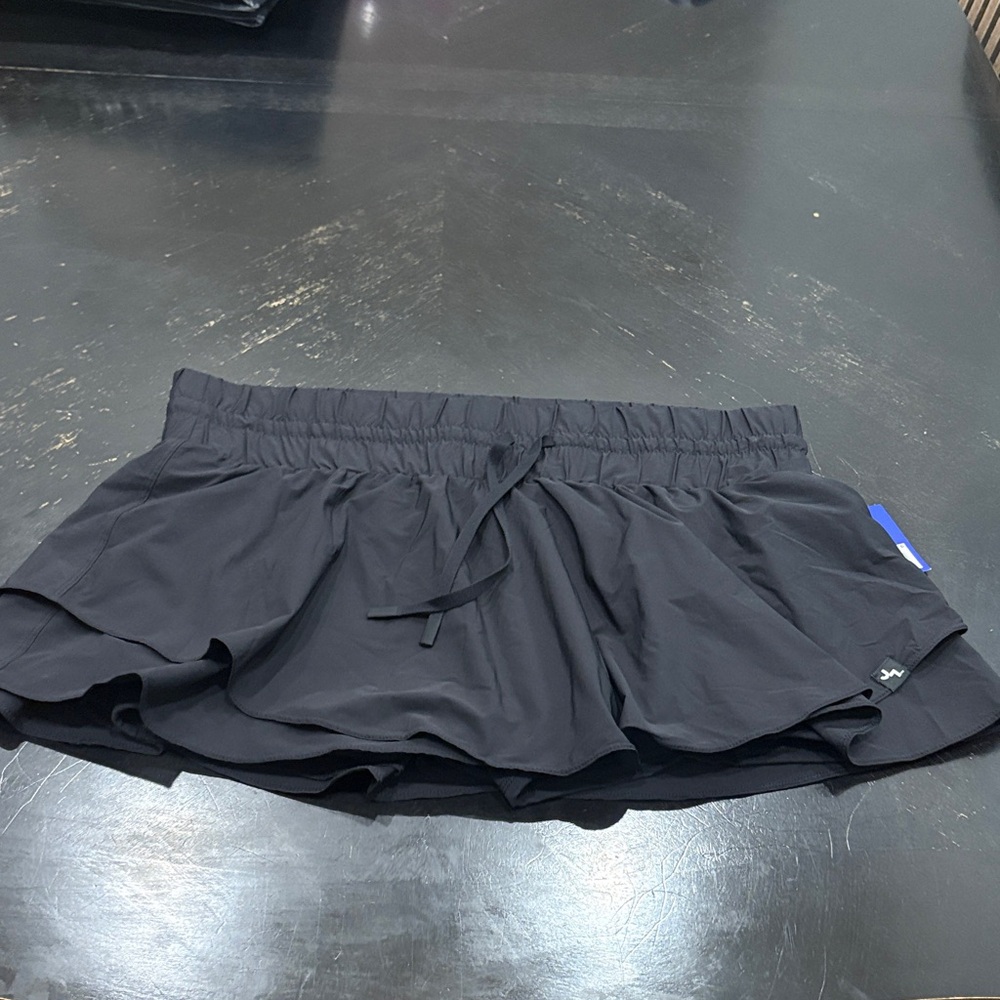 JoyLab Black Skort with Blue Accent